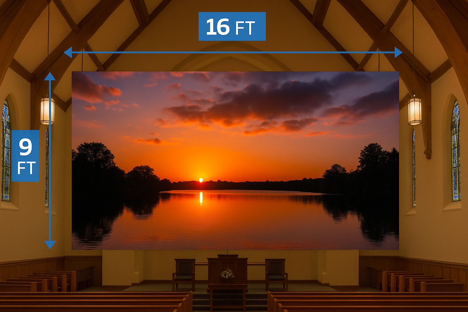 LED Video Wall Setup